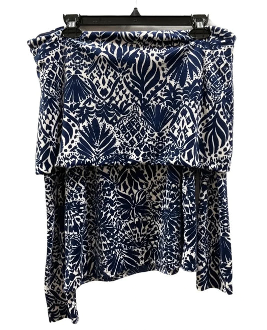 Top Long Sleeve Designer By Lilly Pulitzer In Blue, Size: S