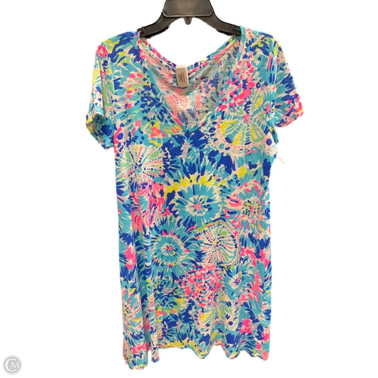 Dress Designer By Lilly Pulitzer In Blue & Pink, Size: L