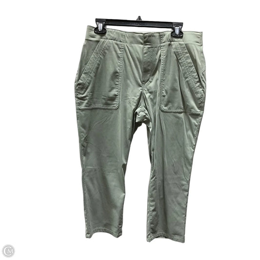 Athletic Pants By Eddie Bauer In Green, Size: 10