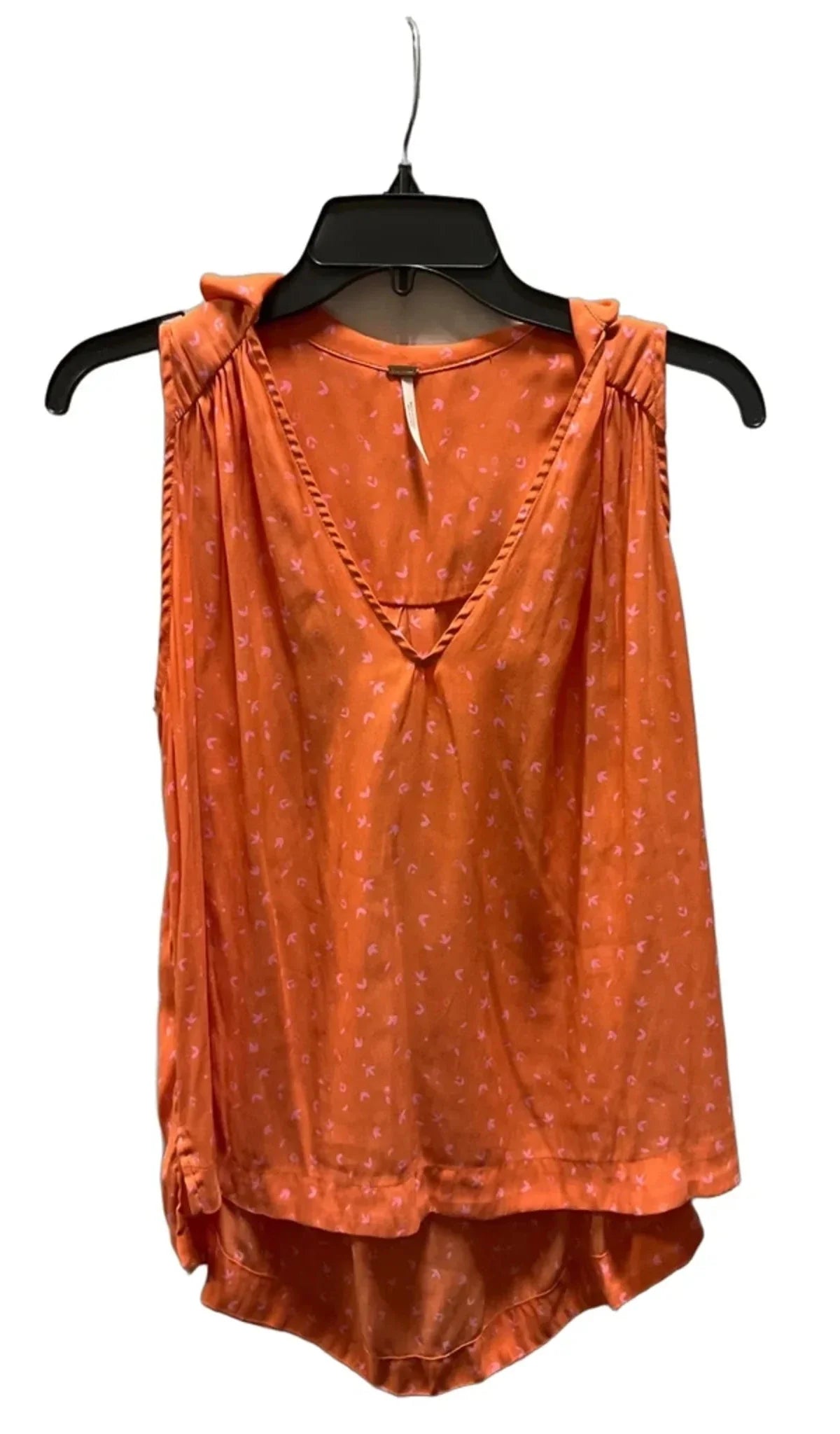 Top Sleeveless By Free People In Orange, Size: S