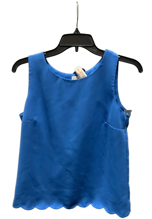 Top Sleeveless By J. Crew In Blue, Size: Xs