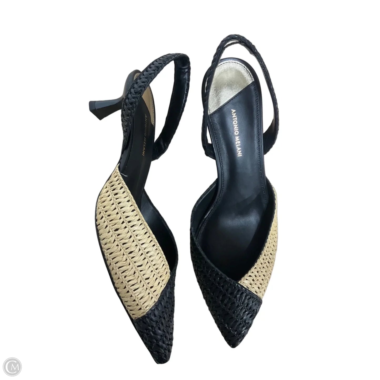 Shoes Heels Kitten By Antonio Melani In Black & Brown, Size: 10