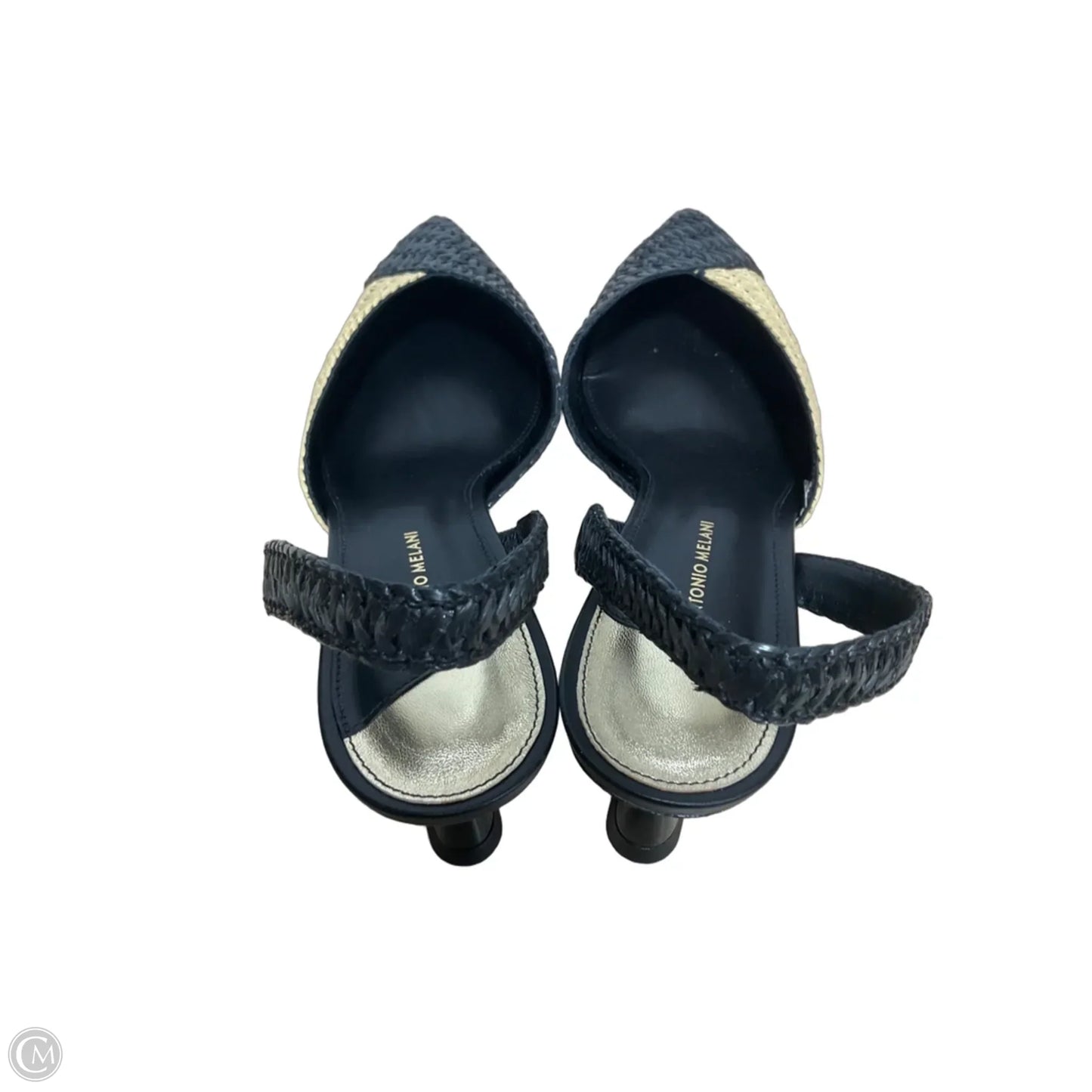 Shoes Heels Kitten By Antonio Melani In Black & Brown, Size: 10