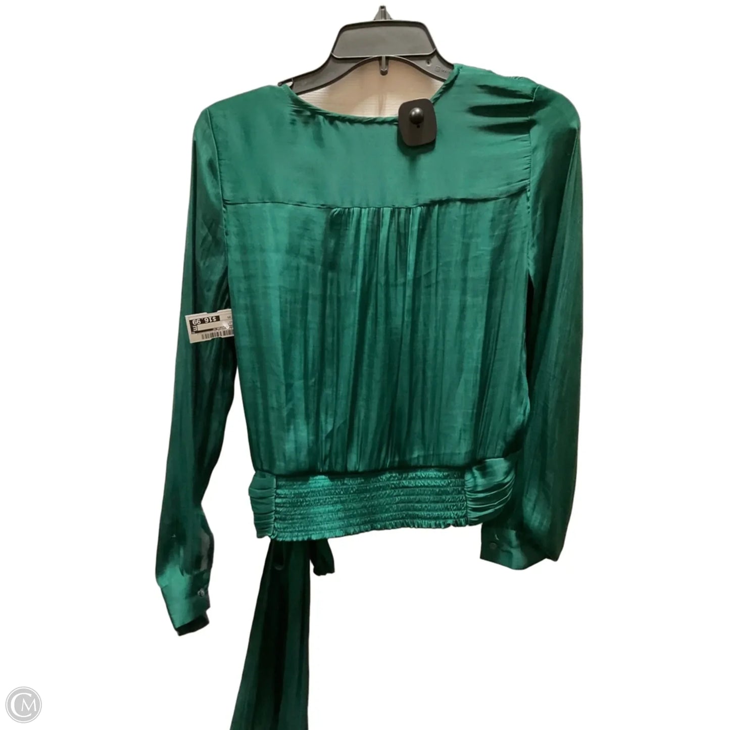 Top Long Sleeve By Banana Republic In Green, Size: Xs