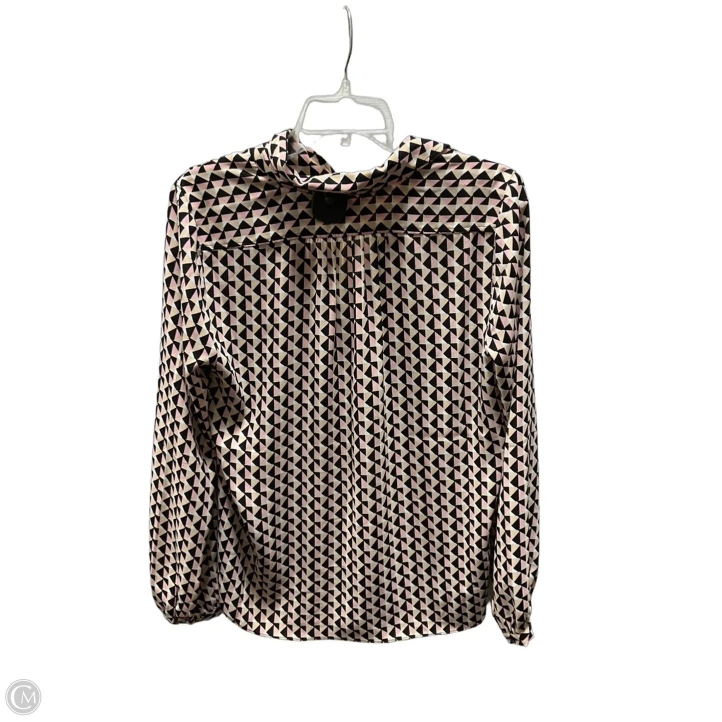 Blouse Long Sleeve By Not Your Daughters Jeans In Pink, Size: S
