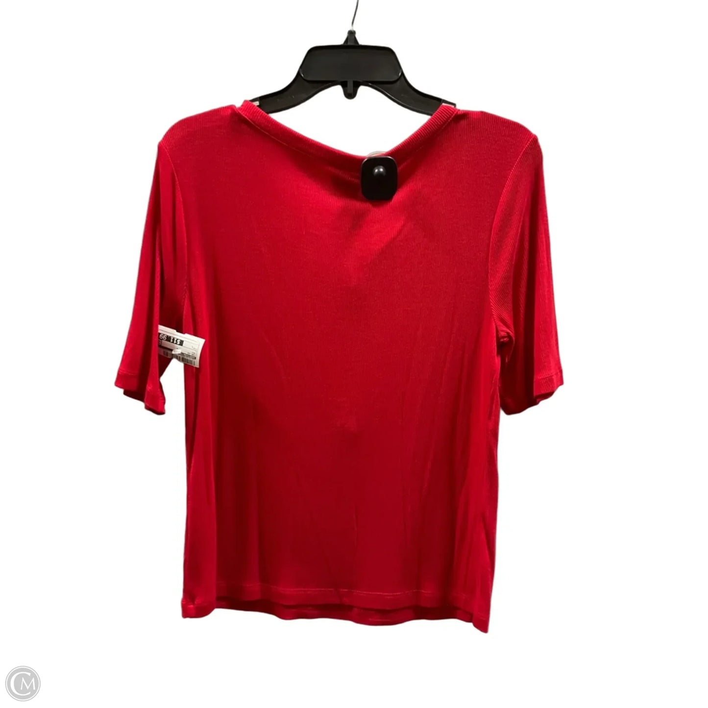 Top Short Sleeve By Worthington In Red, Size: L