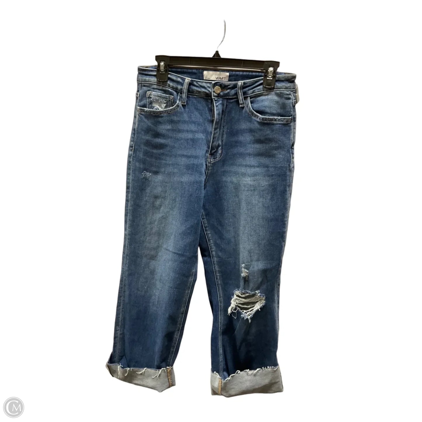 Jeans Boyfriend By Vervet In Blue Denim, Size: 6