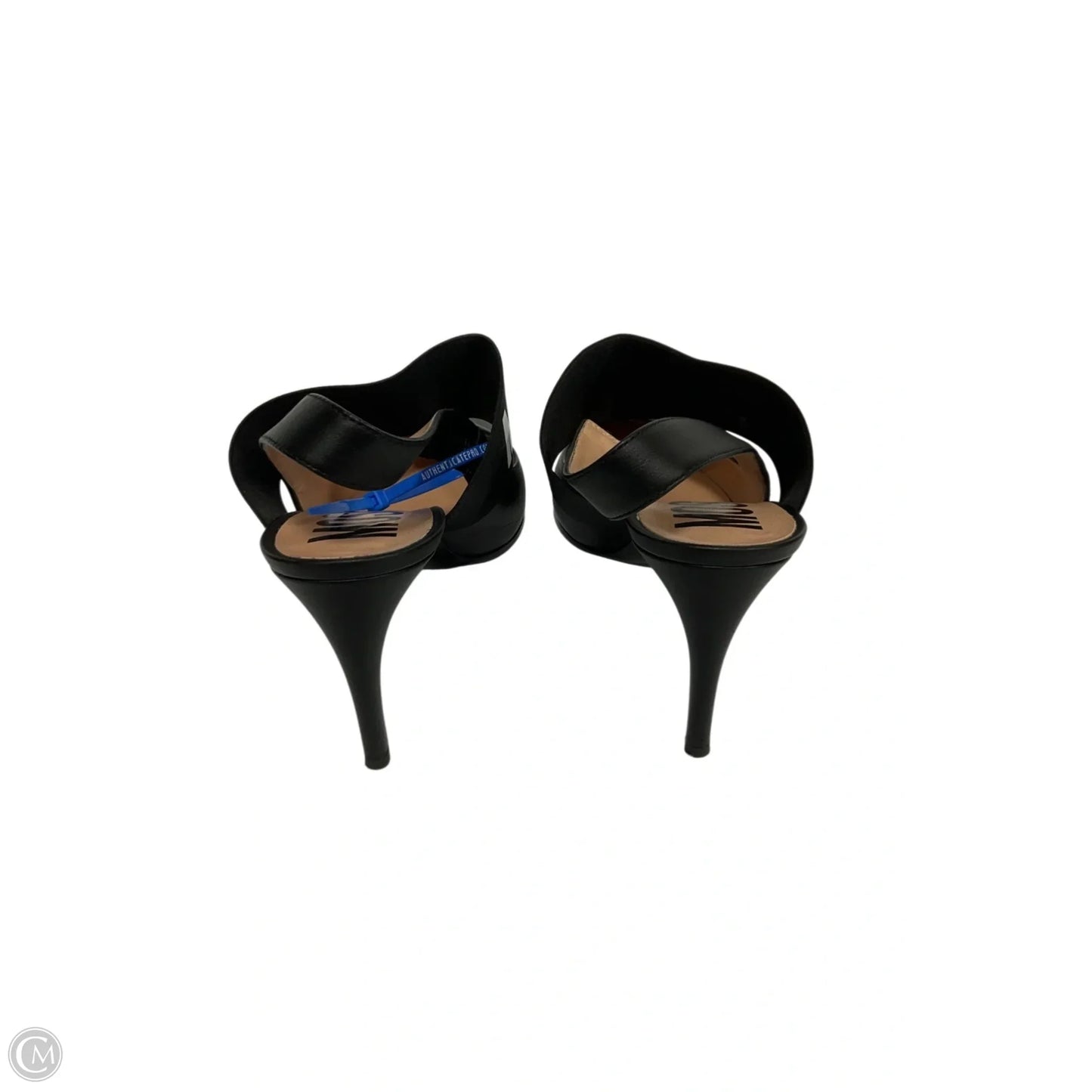 Shoes Luxury Designer By Moschino In Black, Size: 9