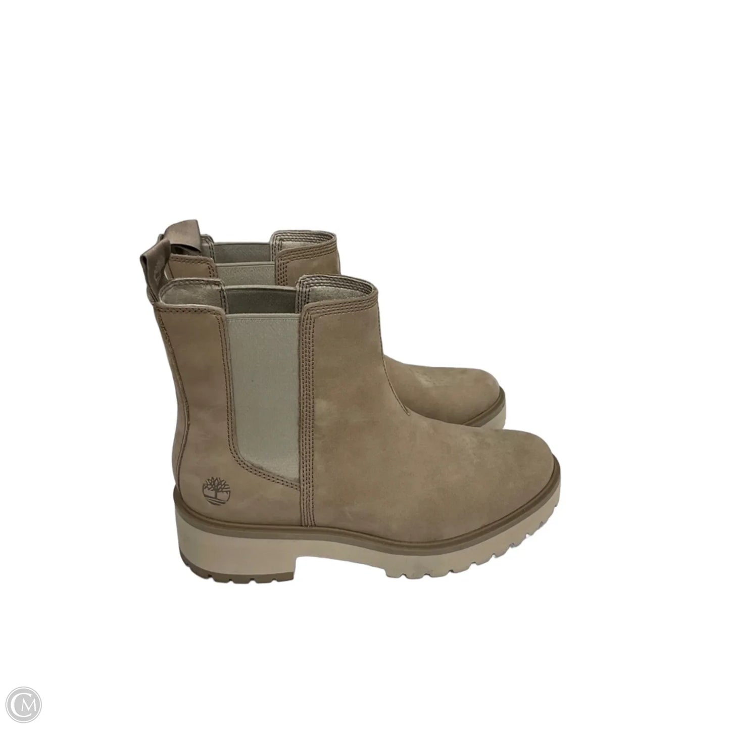 Boots Ankle Heels By Timberland In Grey, Size: 8