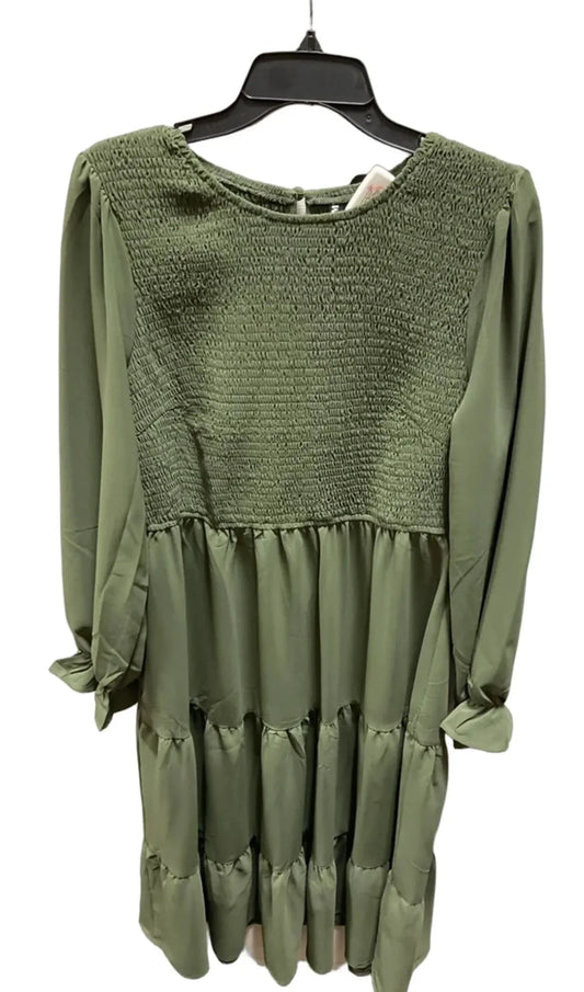 Dress Casual Maxi By Btfbm In Green, Size: L