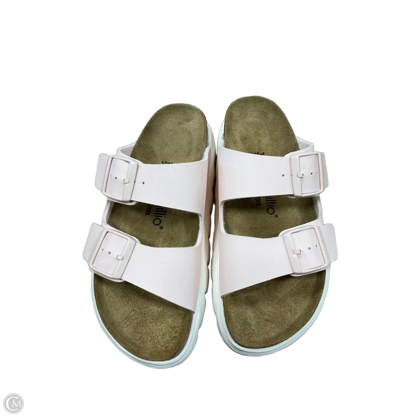 Sandals Flats By Birkenstock In Pink, Size: 6.5