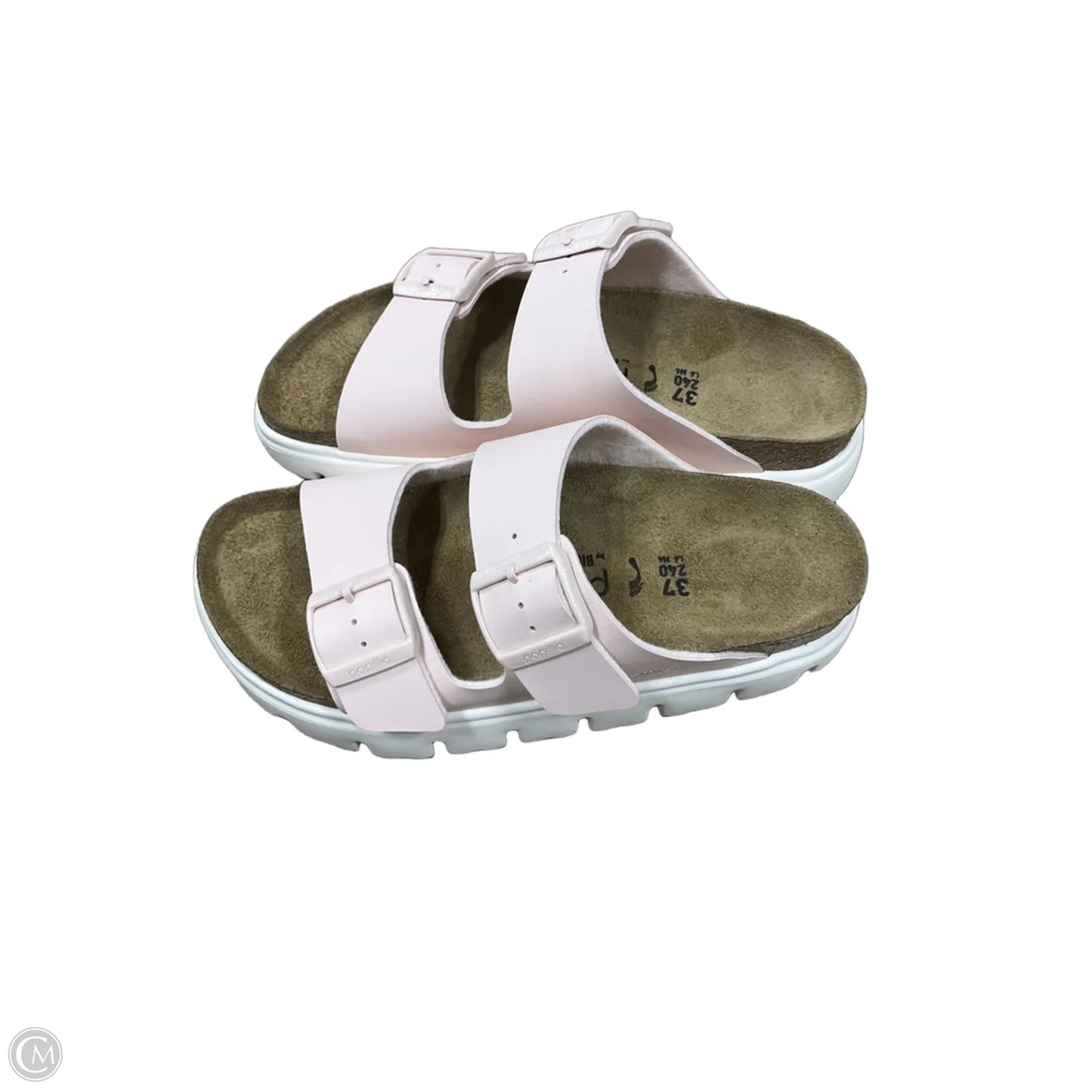 Sandals Flats By Birkenstock In Pink, Size: 6.5