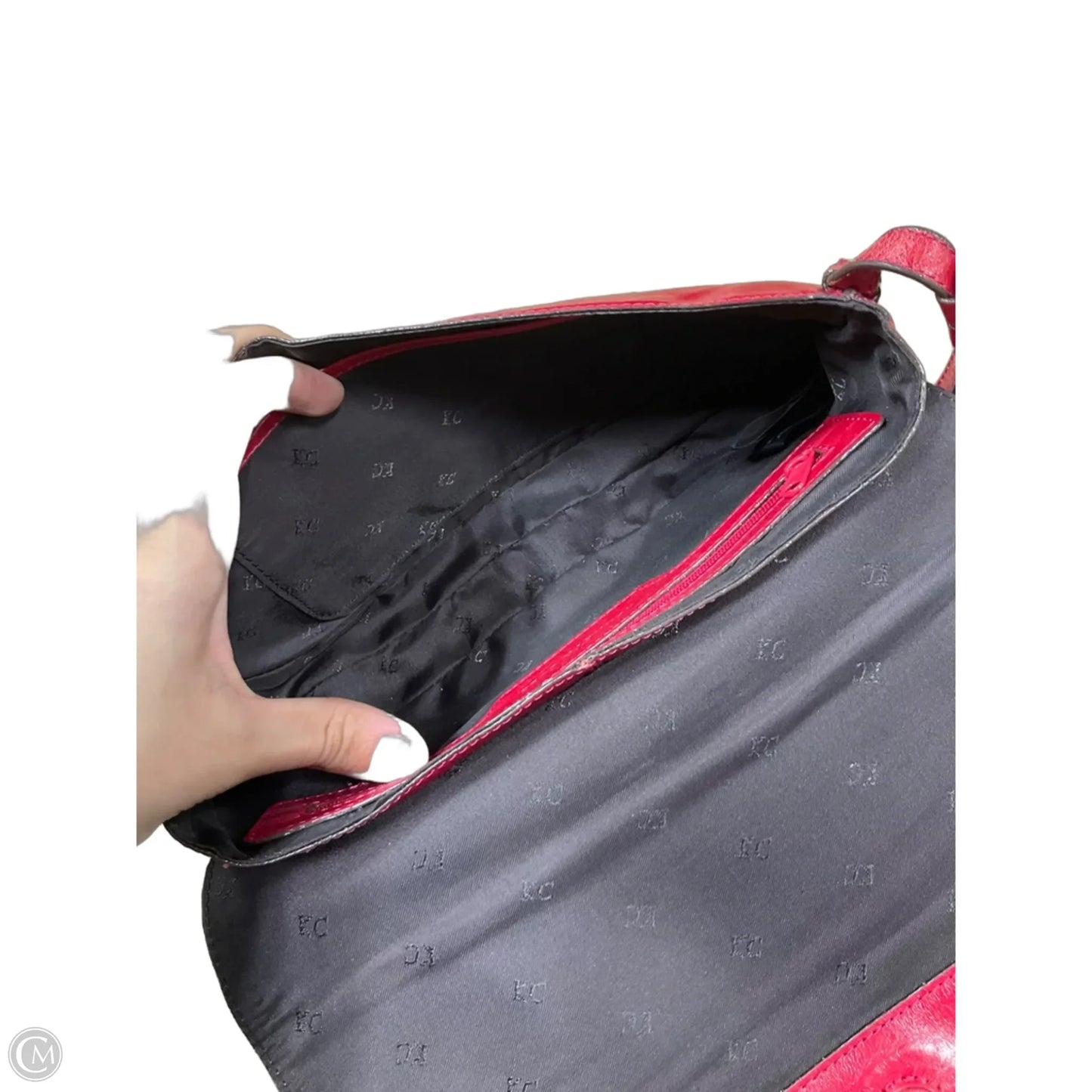 Handbag Leather By Kenneth Cole, Size: Small