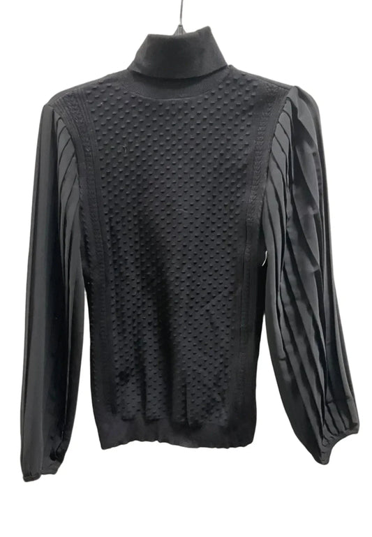 Top Long Sleeve By White House Black Market In Black, Size: Xs