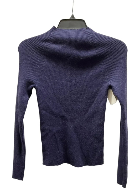 Top Long Sleeve By Ann Taylor In Purple, Size: Xs