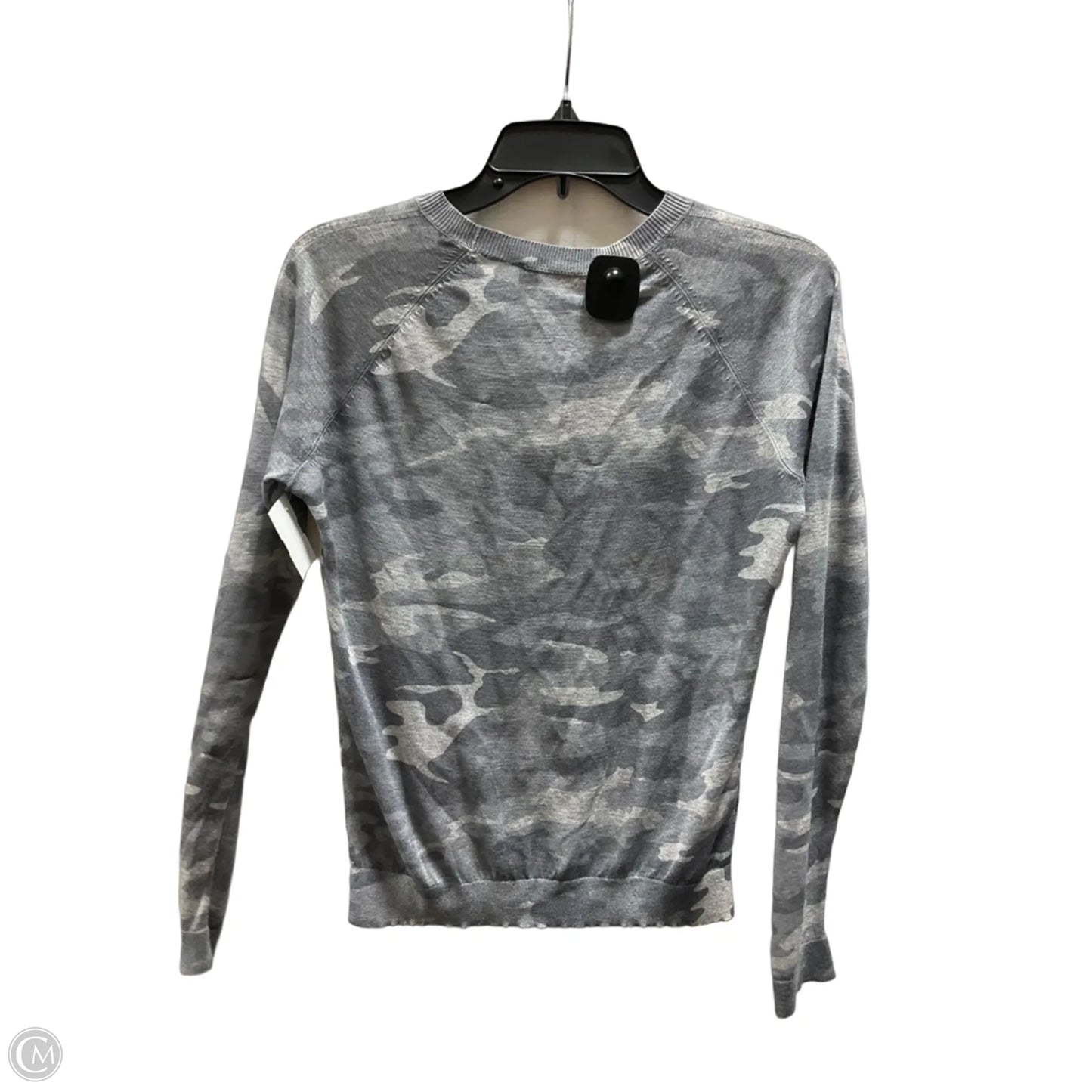 Top Long Sleeve By Loft In Grey, Size: S