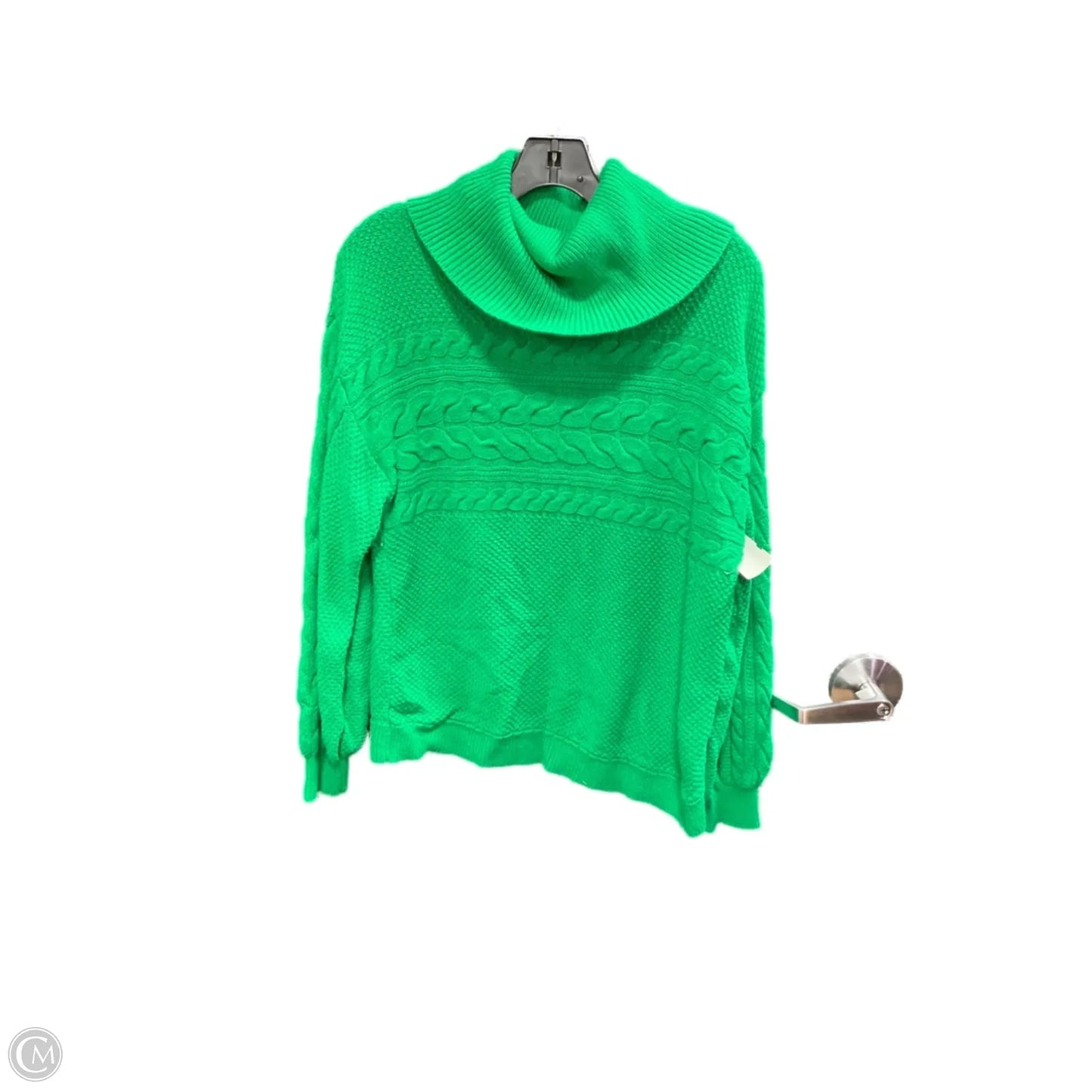 Sweater By Charter Club In Green, Size: Xl