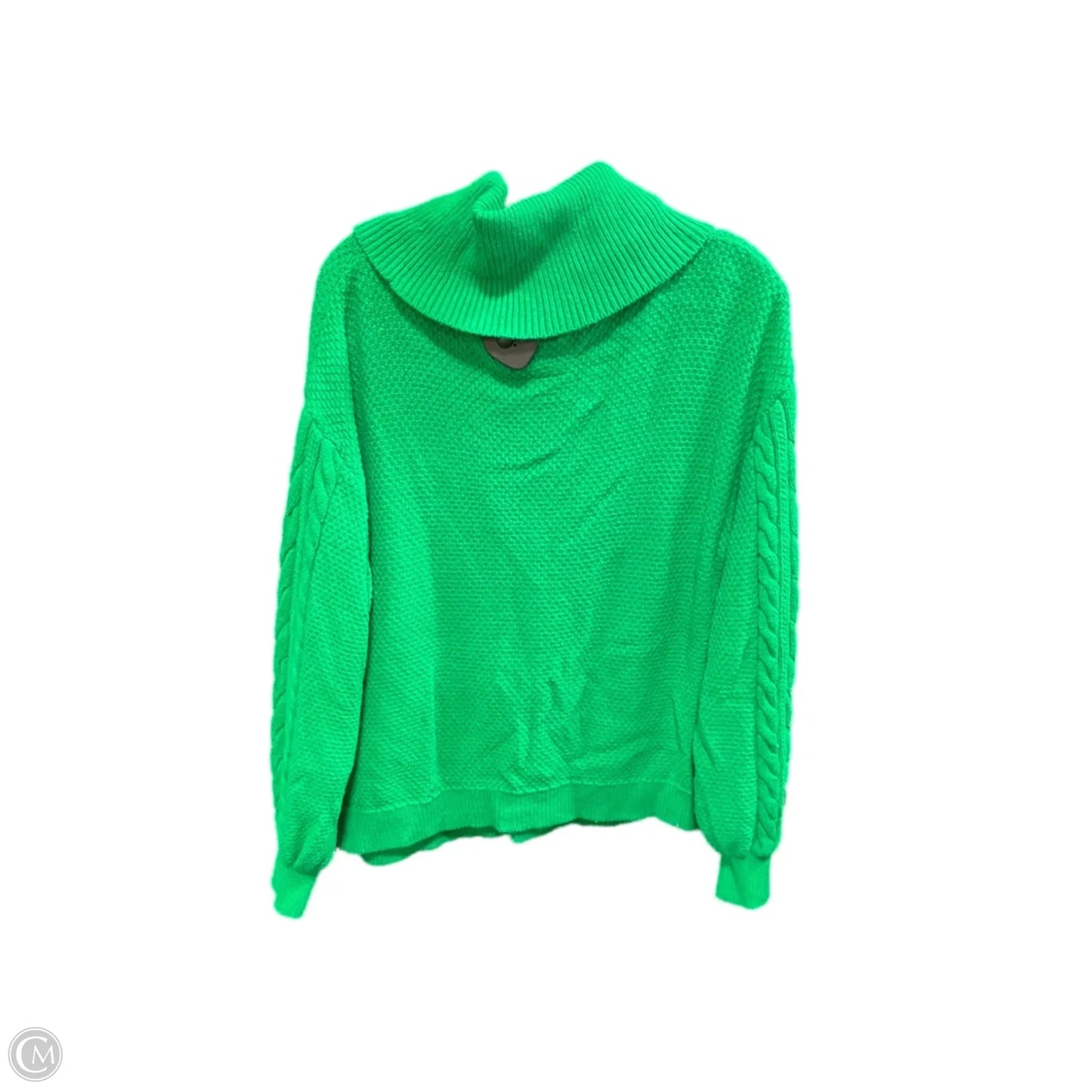 Sweater By Charter Club In Green, Size: Xl