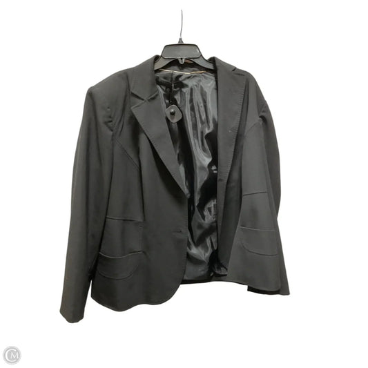 Blazer By Anne Klein In Black, Size: 1x