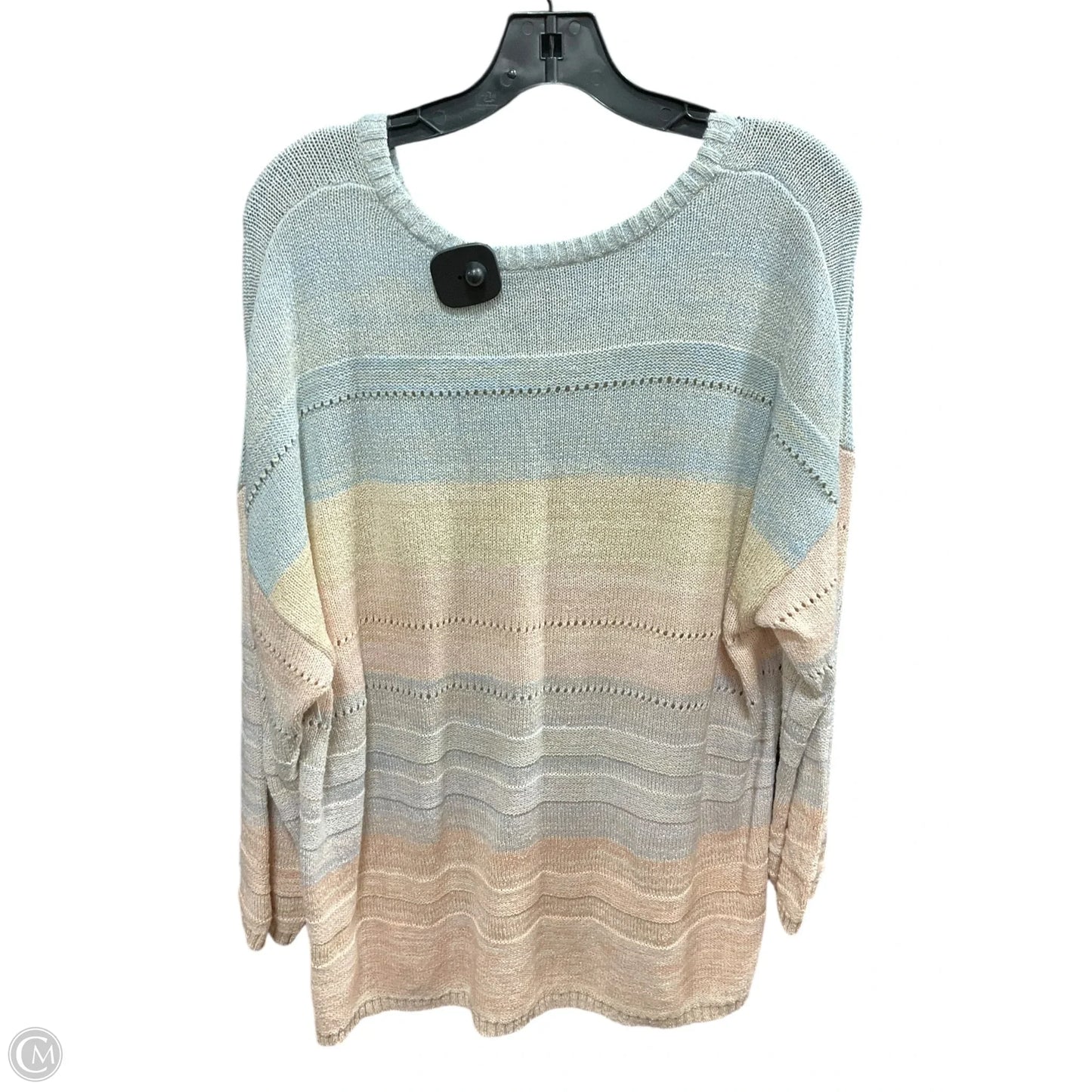 Top Long Sleeve By Tribal In Multi-colored, Size: Xl