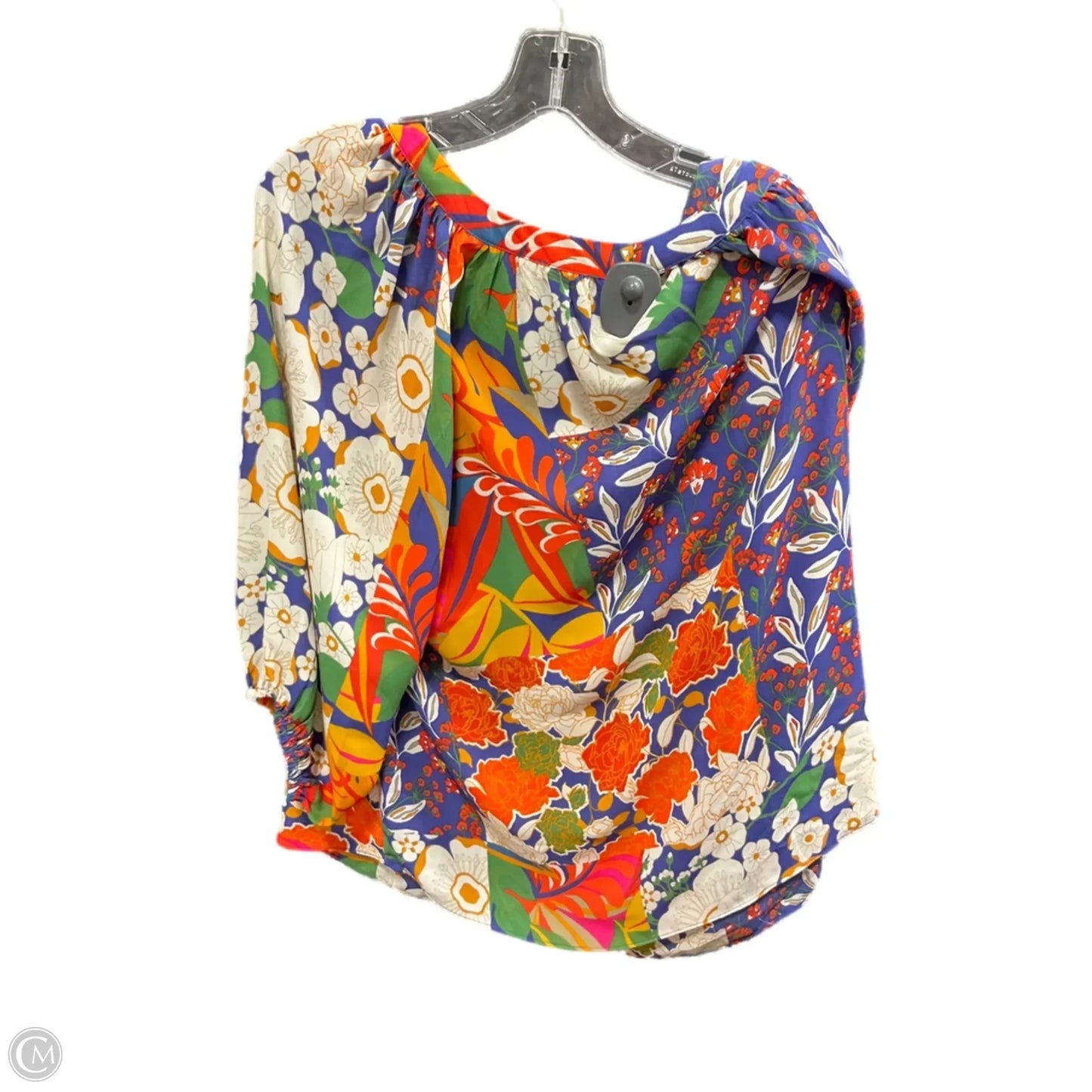 Top 3/4 Sleeve By Rose And Olive In Multi-colored, Size: 2