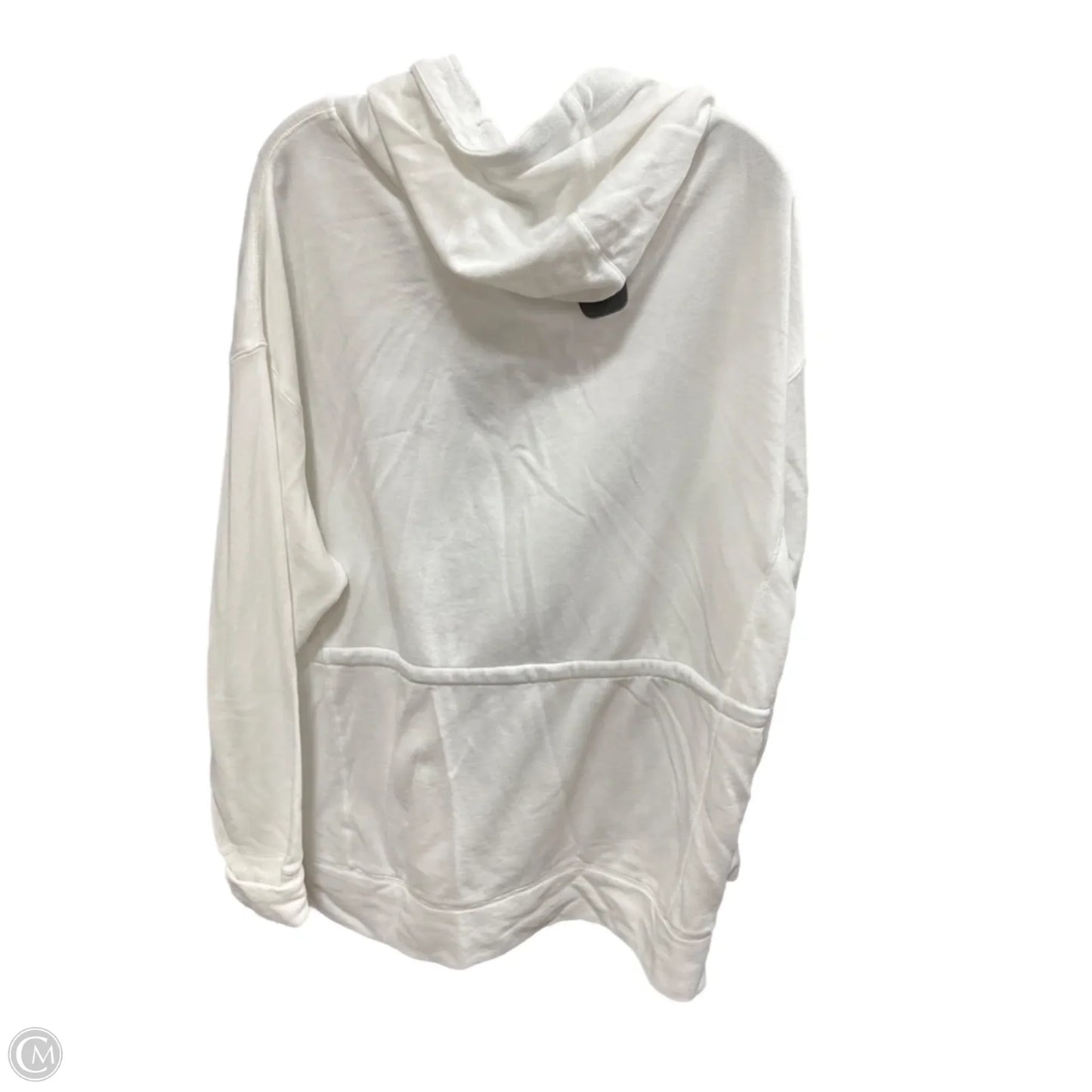 Athletic Top Long Sleeve Hoodie By Fabletics In White, Size: Xxl