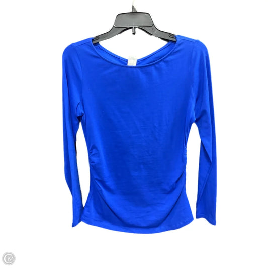 Top Long Sleeve Basic By New York And Co In Blue, Size: S