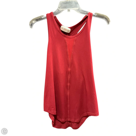 Athletic Tank Top By Zyia In Red, Size: M