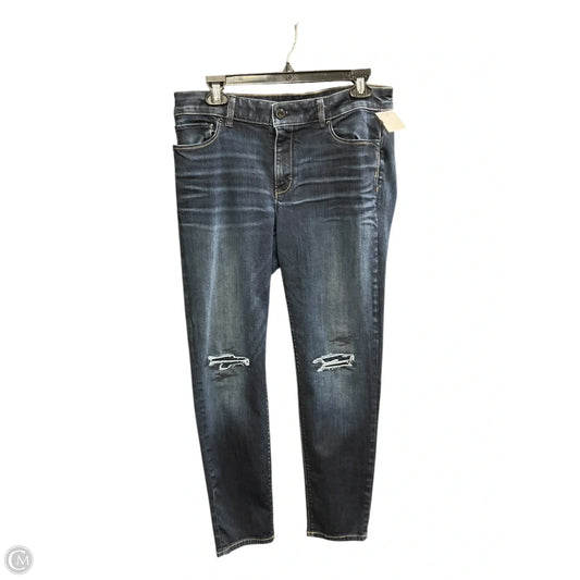 Jeans Skinny By White House Black Market In Blue Denim, Size: 10