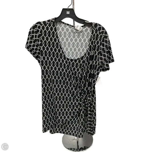 Maternity Top Short Sleeve By Motherhood, Size: M