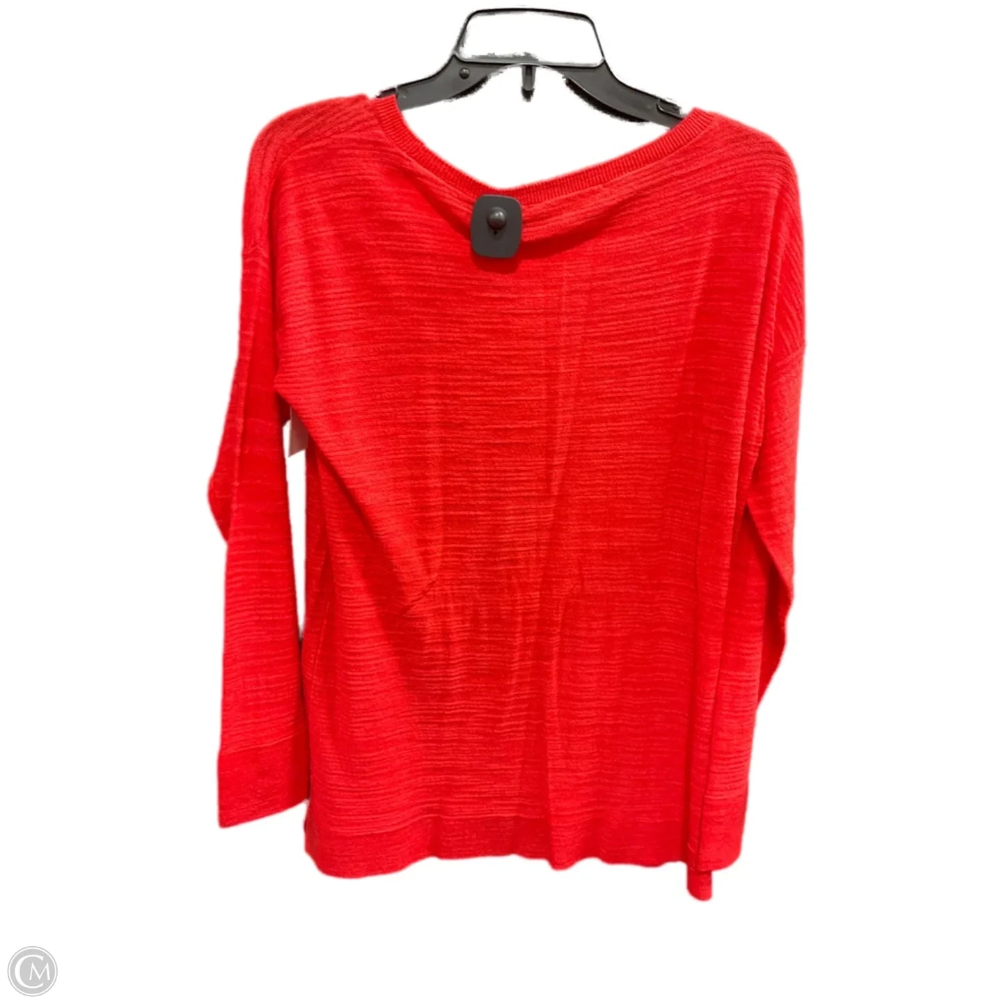 Top Long Sleeve By Loft In Red, Size: L
