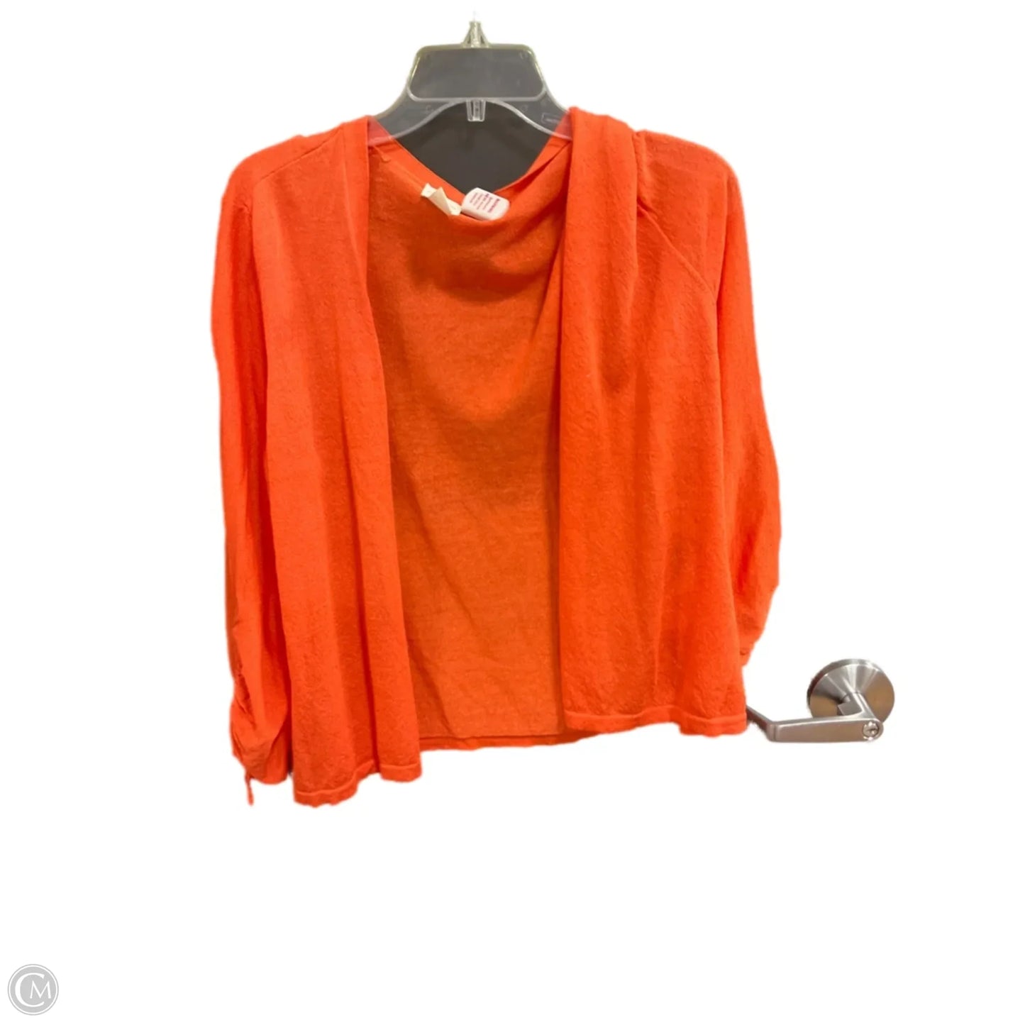 Cardigan By Chicos In Orange, Size: L