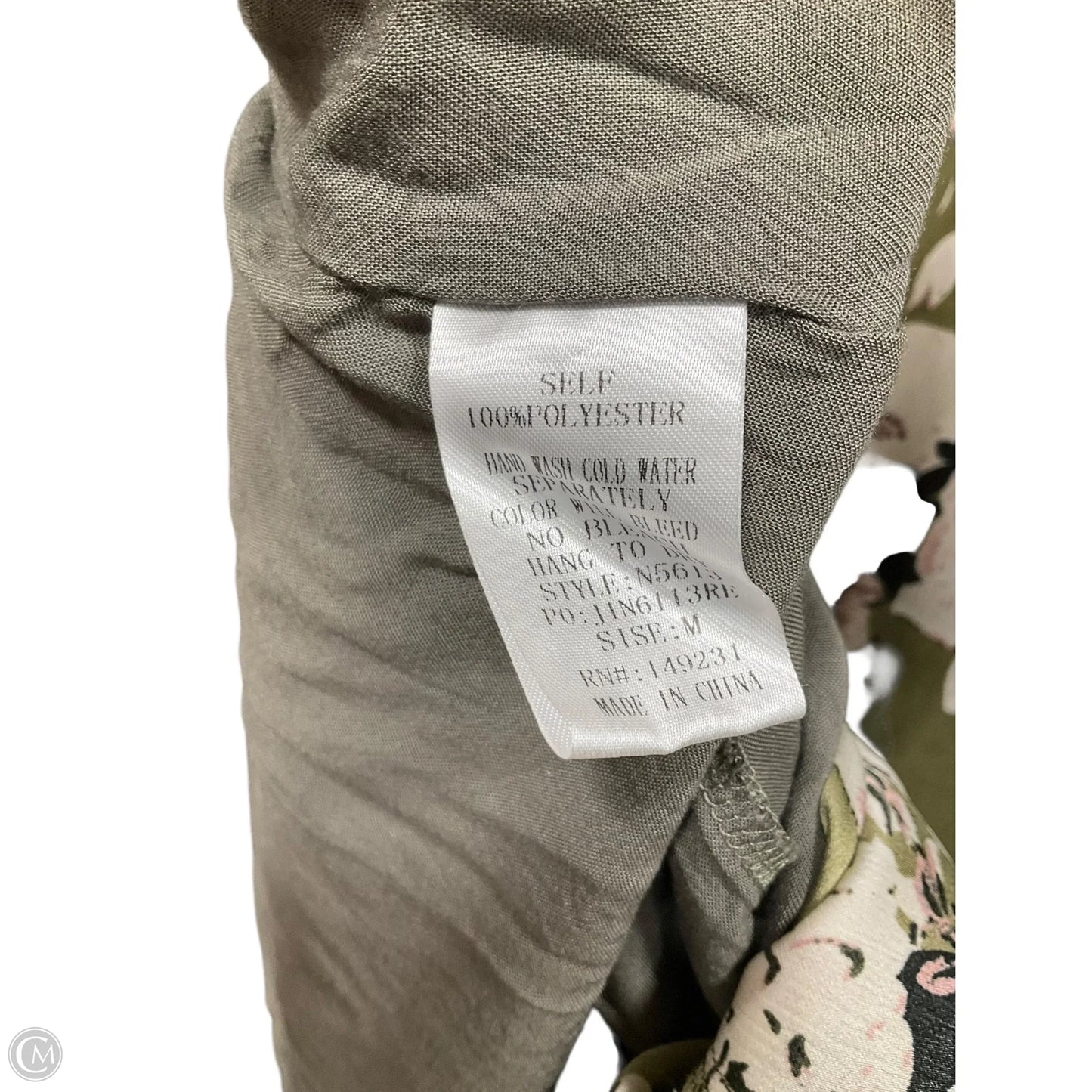 Dress Casual Midi By Kori America In Green, Size: M