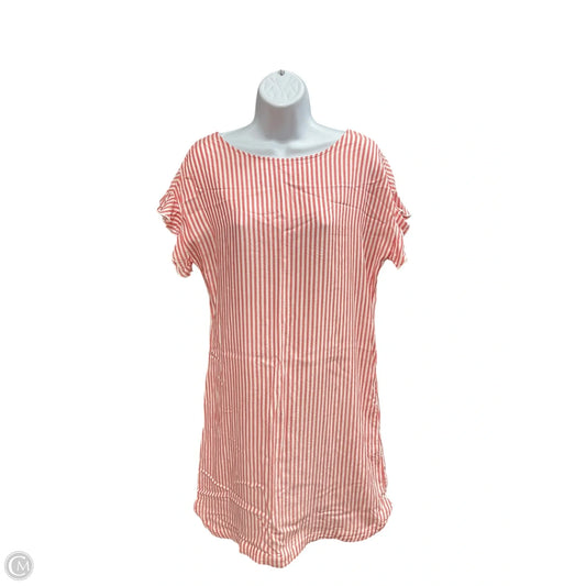 Dress Casual Short By Beachlunchlounge In Red & White, Size: S