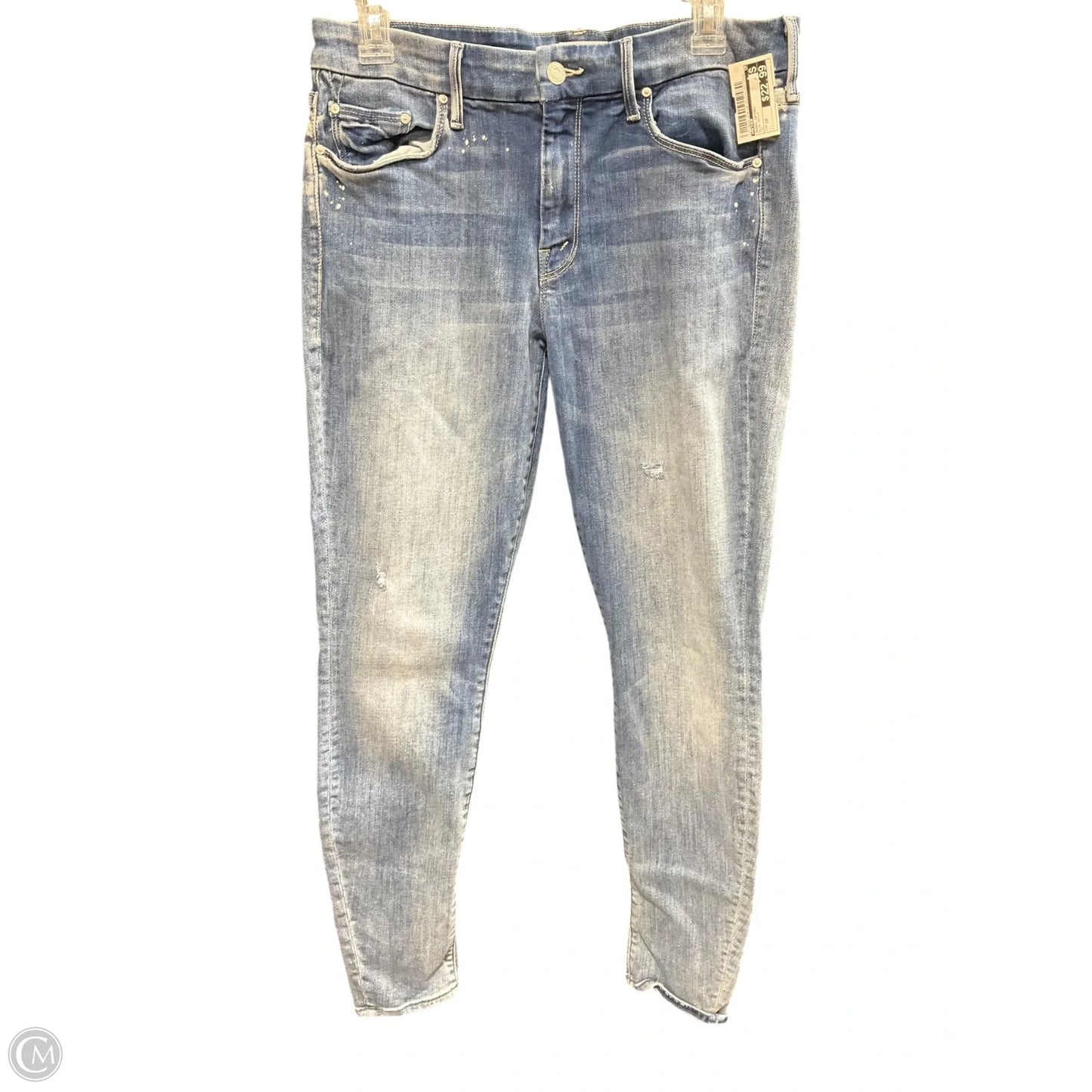 Jeans Skinny By Mother In Blue Denim, Size: 10