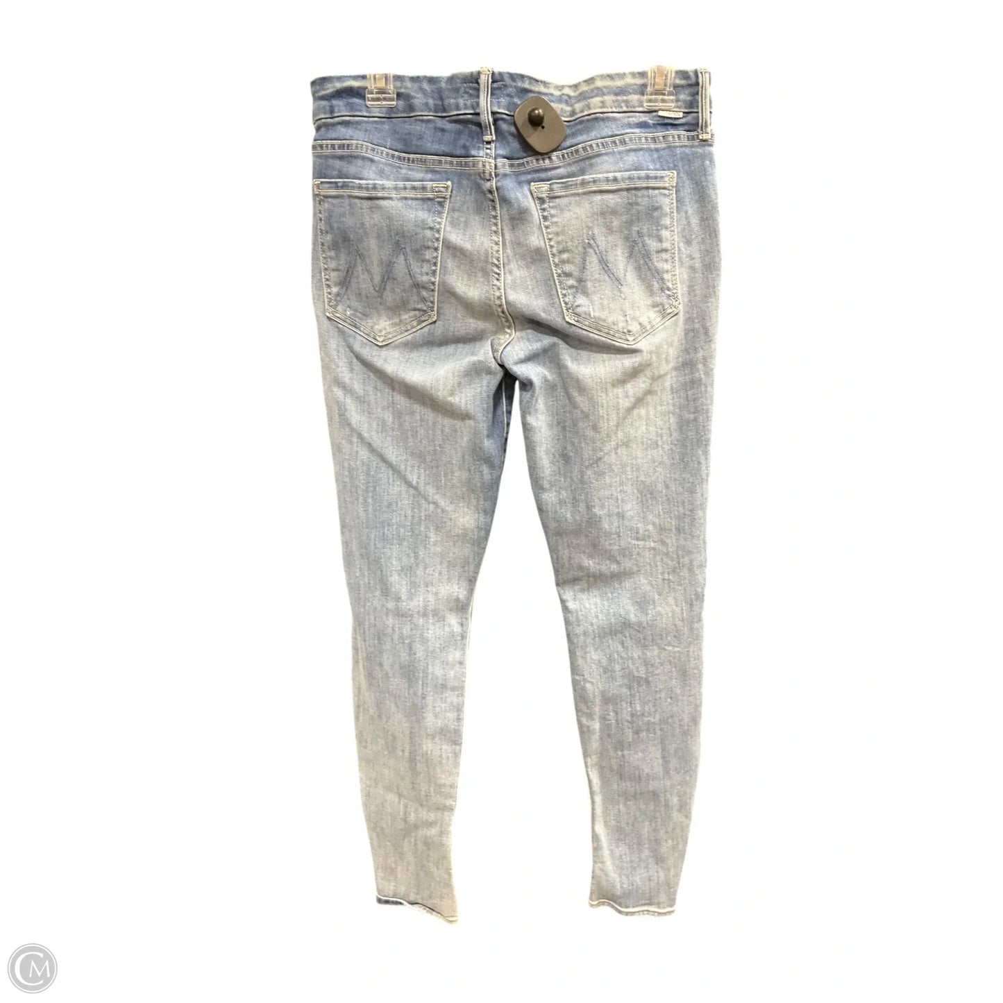 Jeans Skinny By Mother In Blue Denim, Size: 10