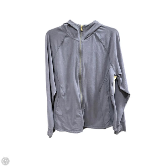 Athletic Jacket By Tek Gear In Navy, Size: 1x