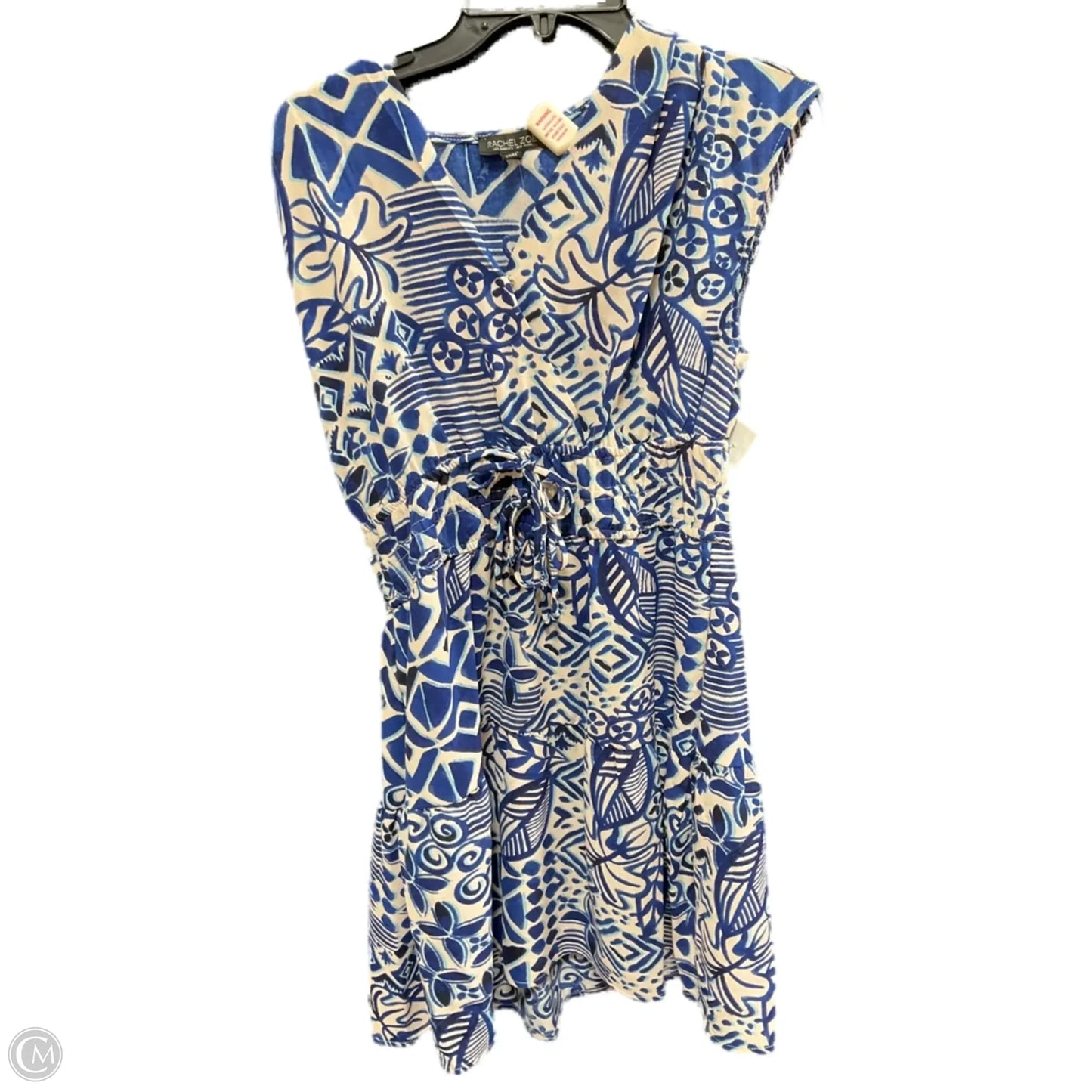 Dress Casual Midi By Rachel Zoe In Blue & White, Size: M