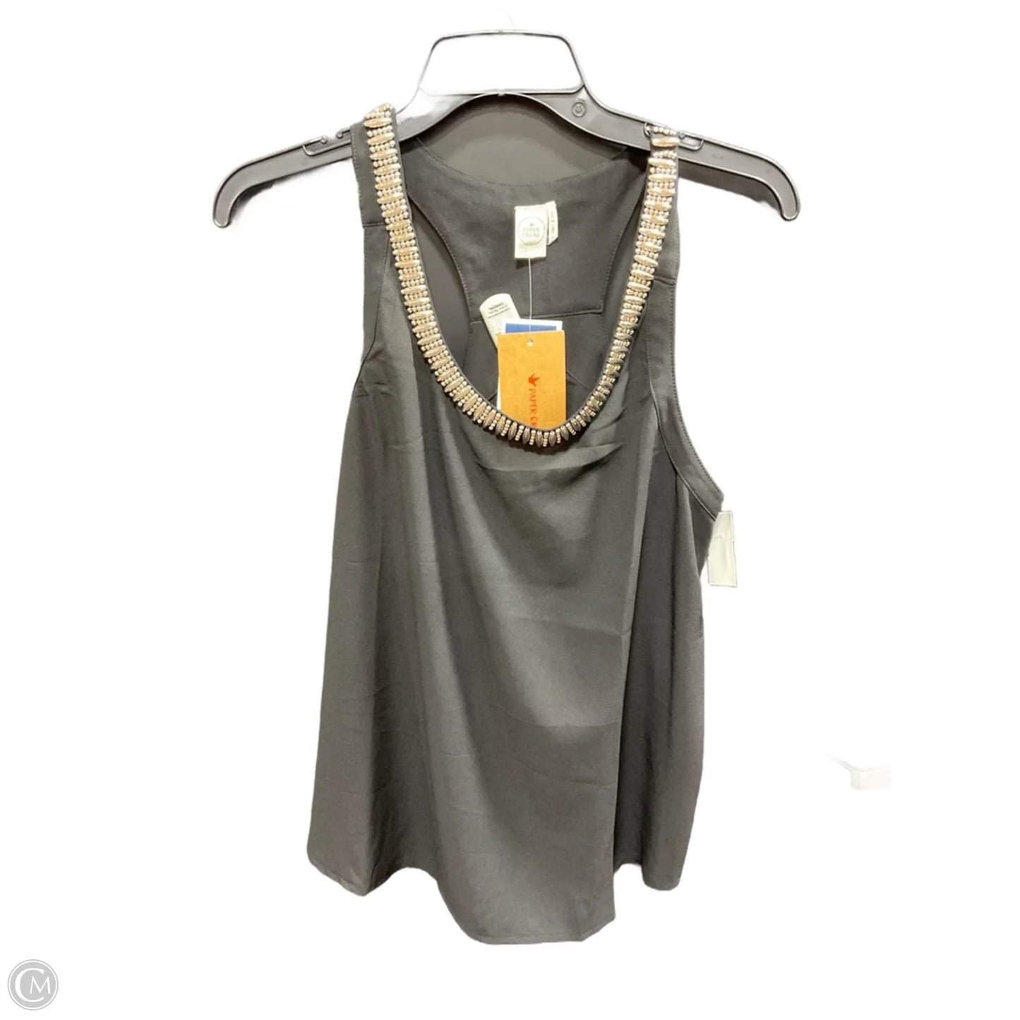 Top Sleeveless By Paper Crane In Black, Size: M