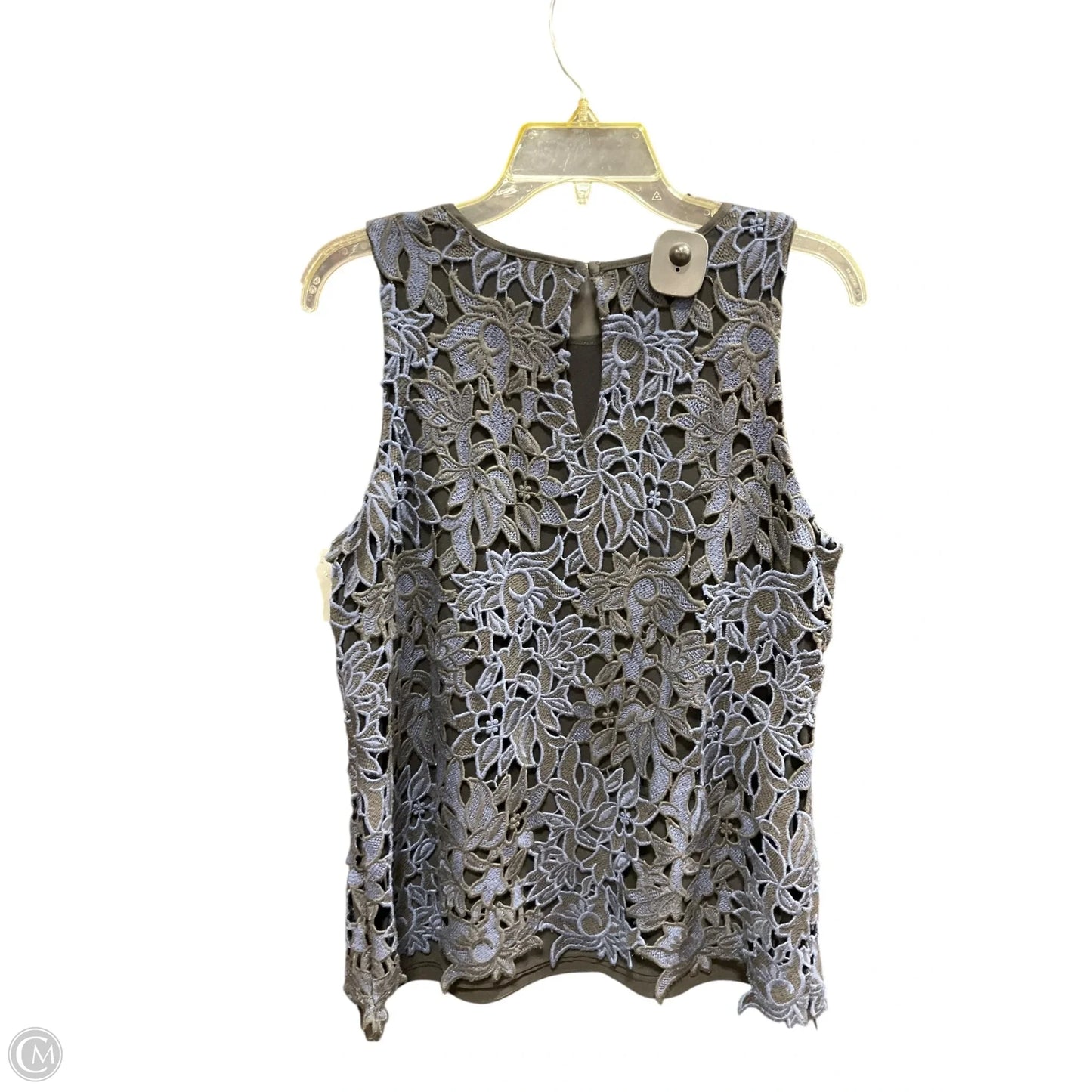 Top Sleeveless By White House Black Market In Black & Blue, Size: 6
