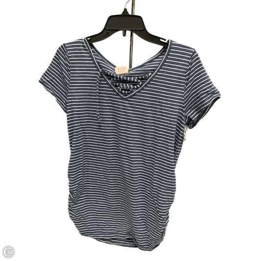 Maternity Top Short Sleeve By A Glow, Size: M