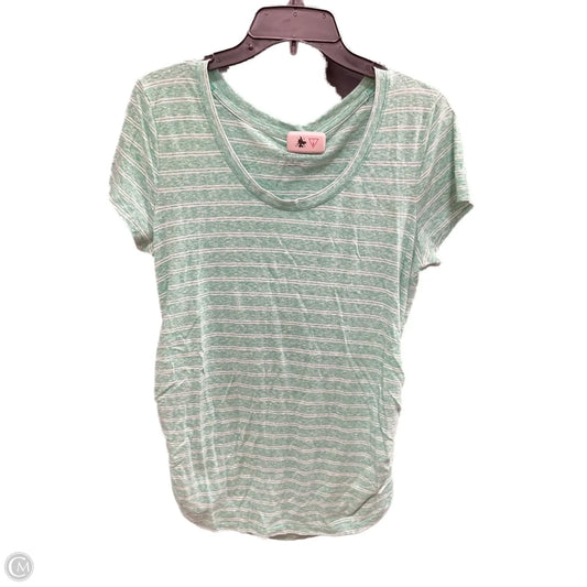 Maternity Top Short Sleeve By A Glow, Size: L