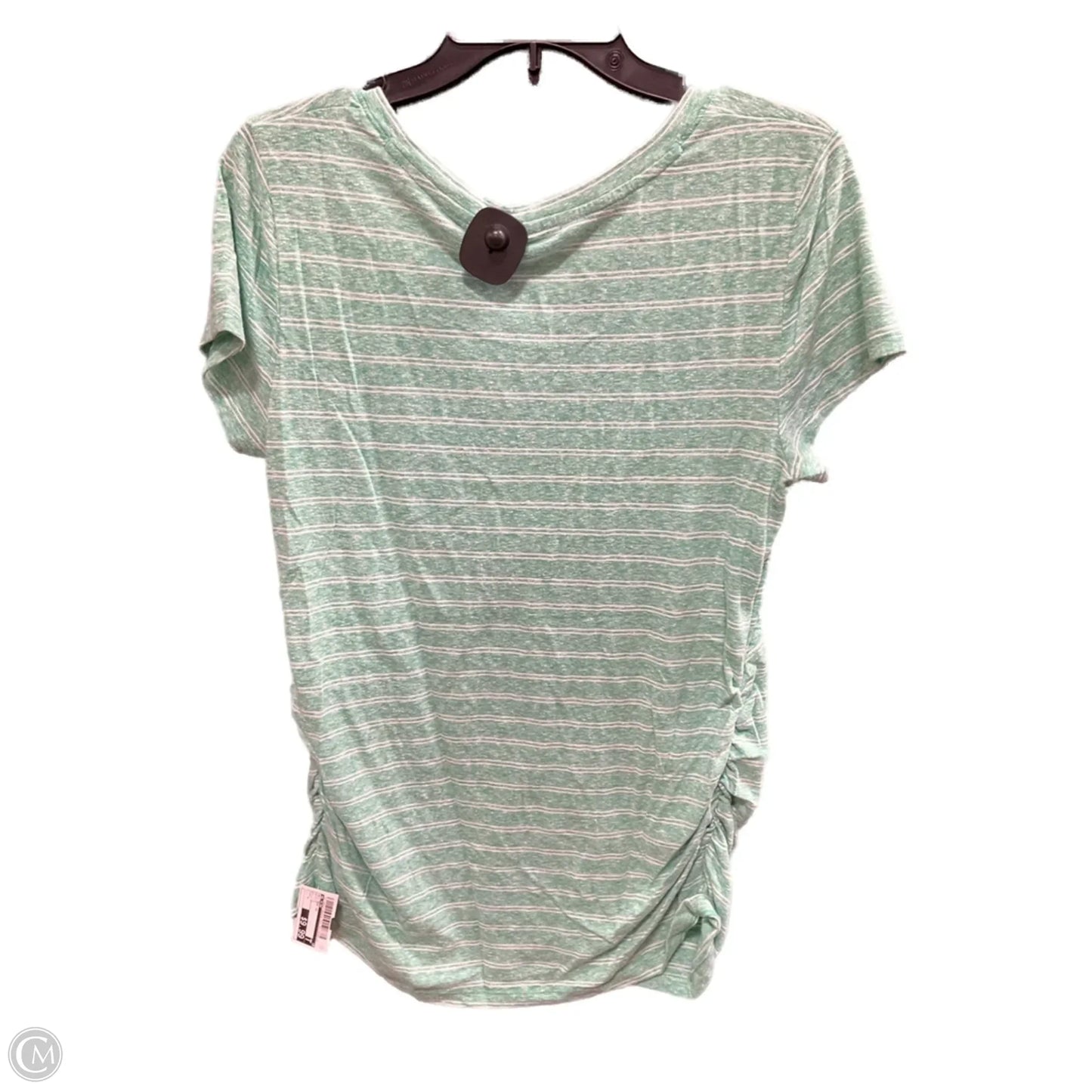 Maternity Top Short Sleeve By A Glow, Size: L