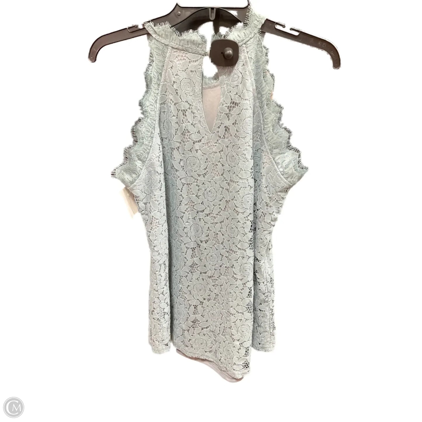 Top Sleeveless By Cmf In Blue, Size: M