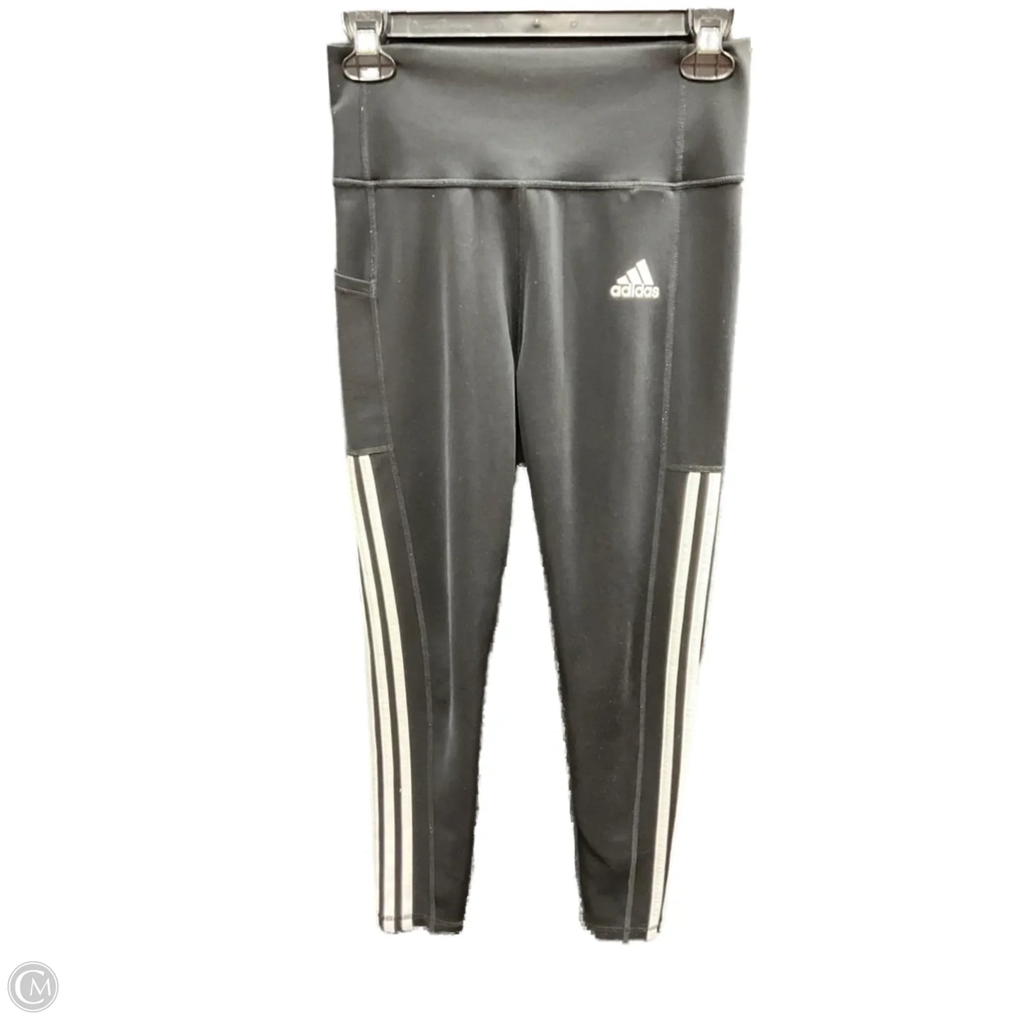 Athletic Leggings By Adidas In Black, Size: S