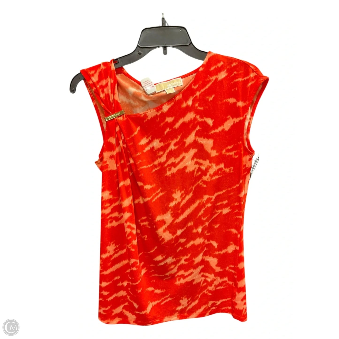 Top Sleeveless By Michael By Michael Kors In Orange, Size: S