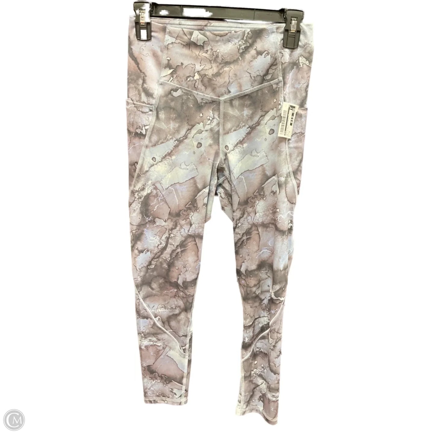 Athletic Leggings By Flx In Blue & Grey, Size: M