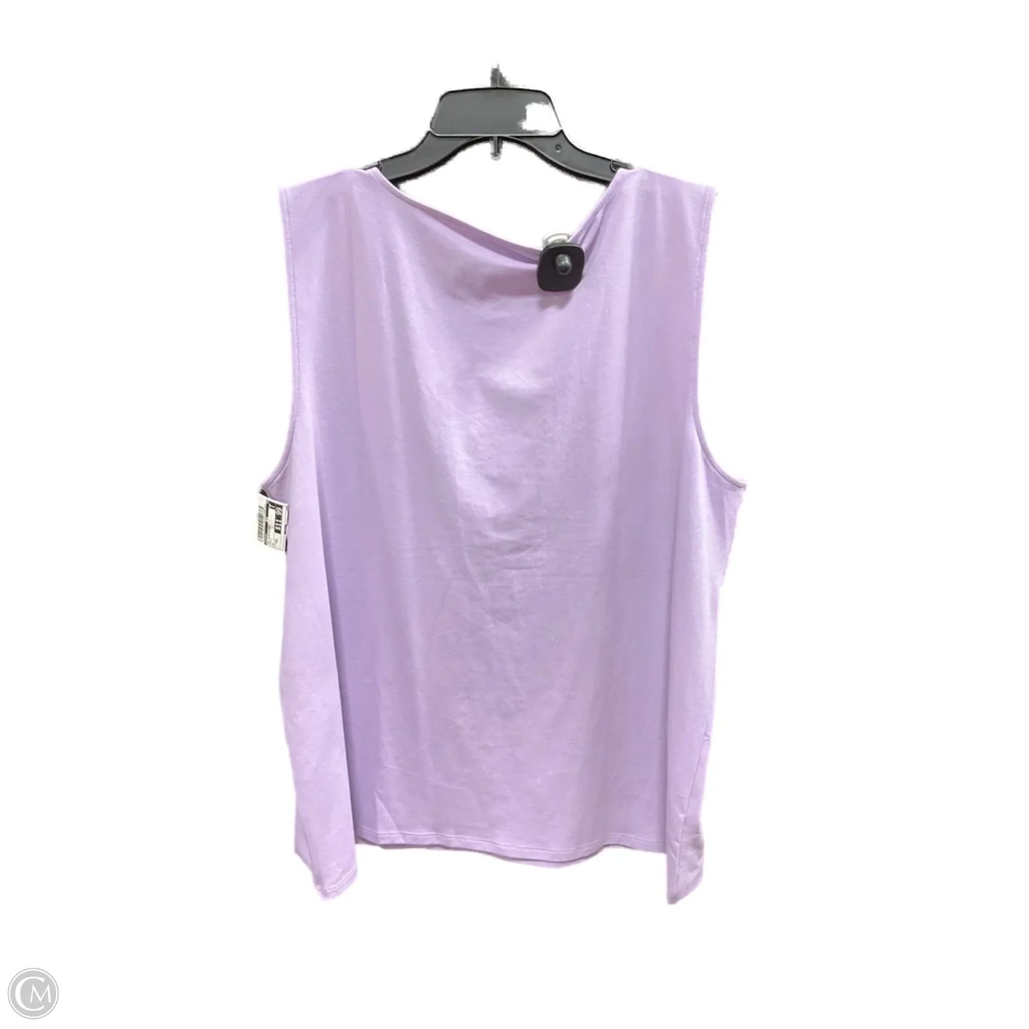 Top Sleeveless By Chicos In Purple, Size: Xxl