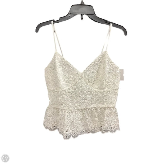 Top Sleeveless By Express In White, Size: M