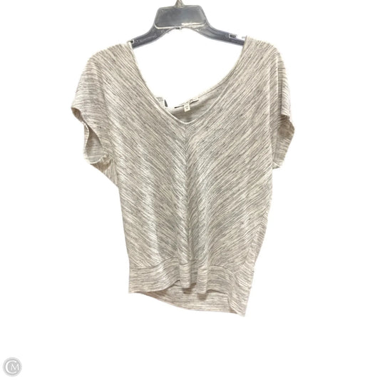 Top Sleeveless By Express In Grey & White, Size: S